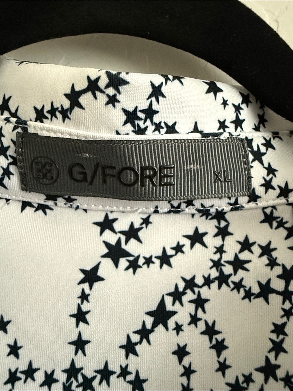 G/FORE Womens Star Dust Tech Jersey Long Sleeve Golf Polo Sz XL - Picture 4 of 5